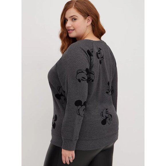 Torrid SWEATSHIRT - DISNEY MICKEY & MINNIE MOUSE Size 6 - Picture 3 of 5